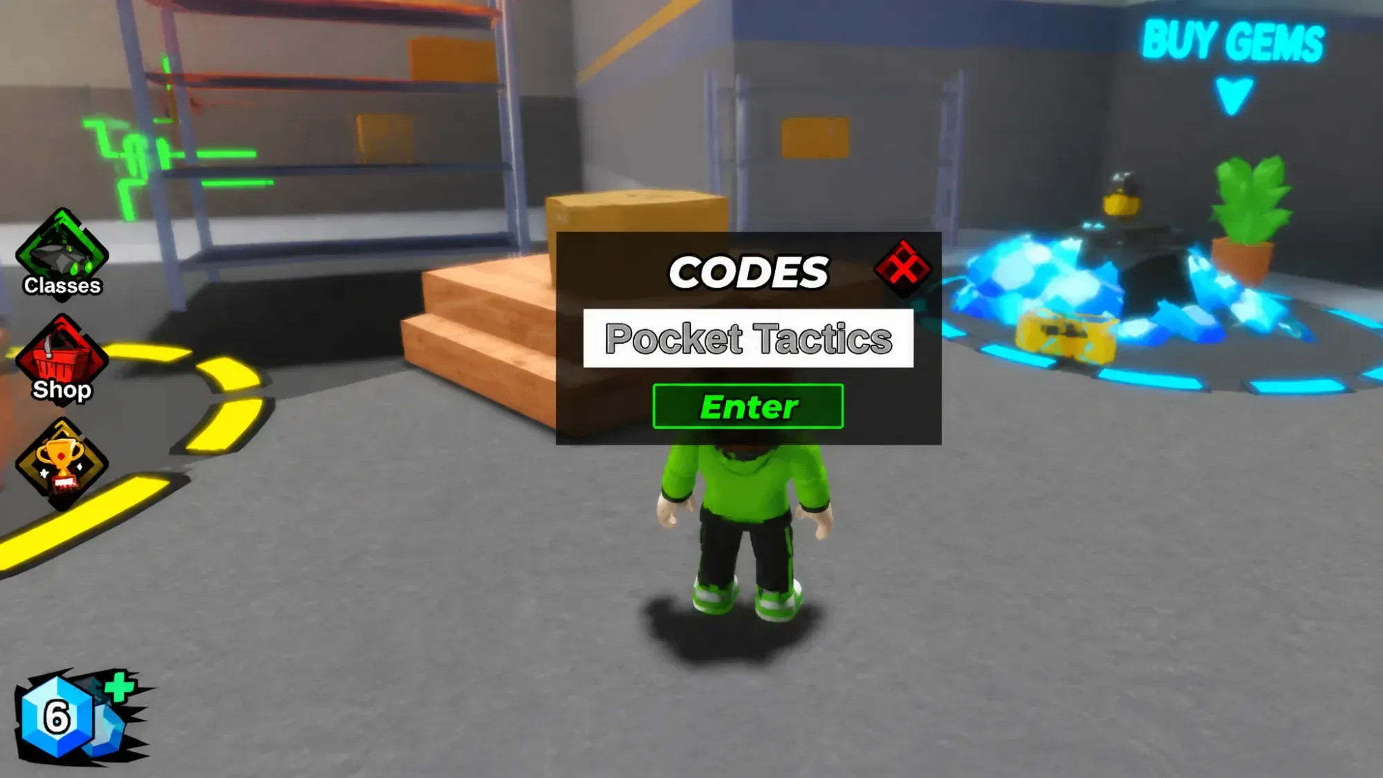 24 Hours Overnight codes: A screenshot of the codes box with Pocket Tactics in the box and a PT logo in the top right corner