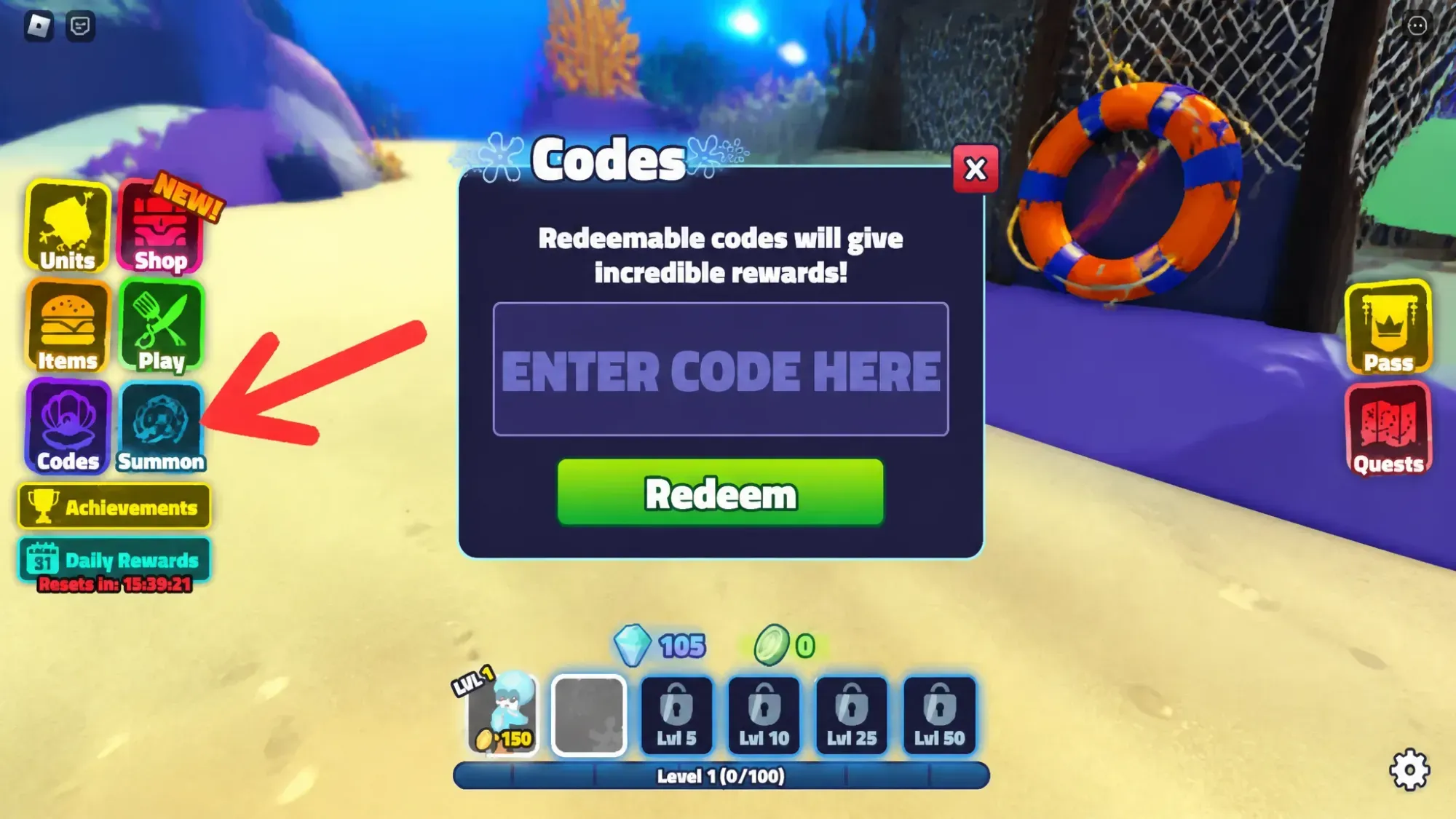 How to redeem SpongeBob Tower Defense codes