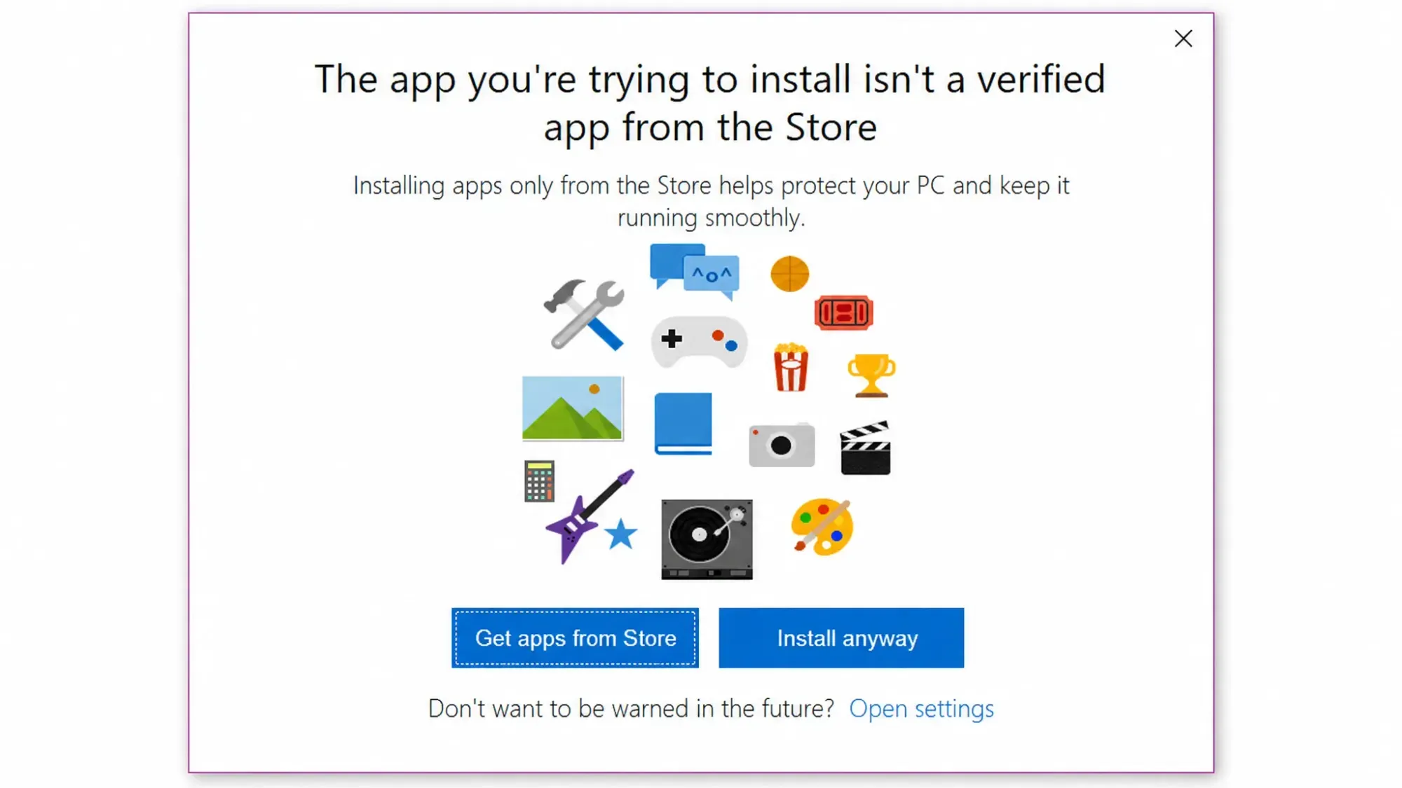 How to block third party app installation on Windows 10 Creators Update
