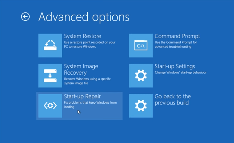 Windows 10 Startup Repair