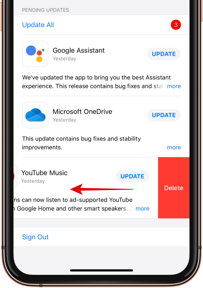 iPhone App Delete App Store iOS 13