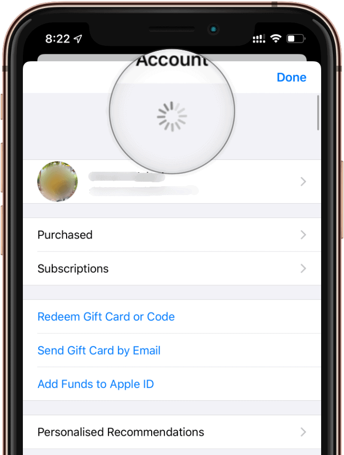Check for updates App Store