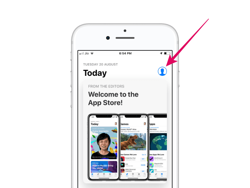 App Store Profile Icon iPhone