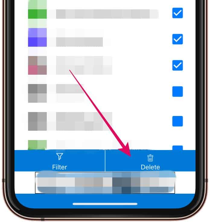 Delete Multiple Contacts iPhone