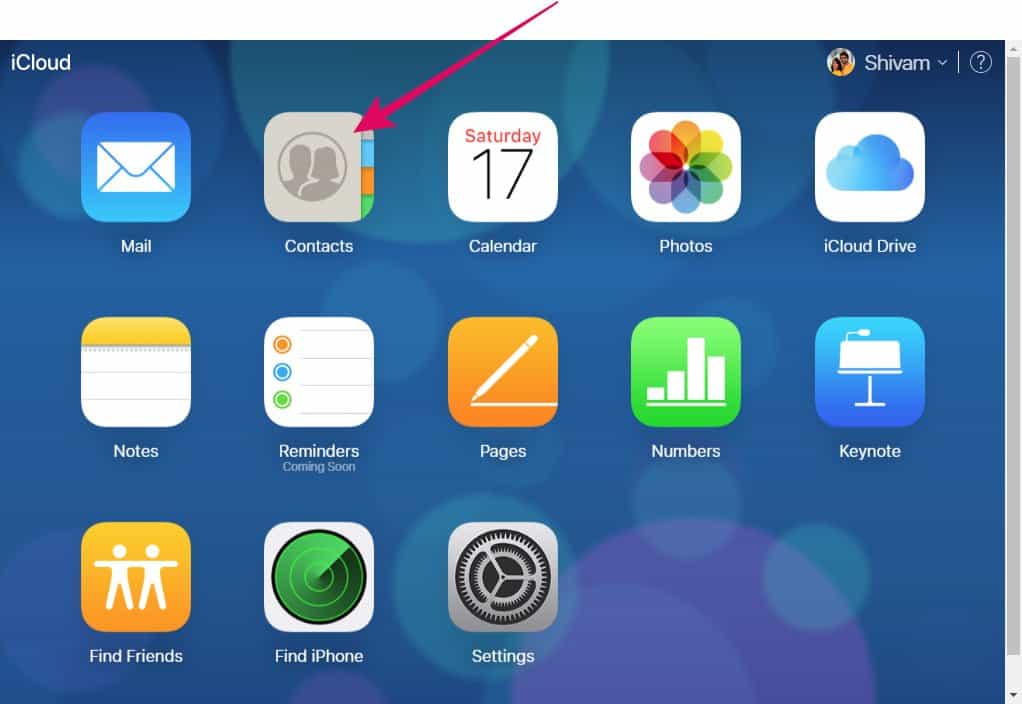 iCloud Contacts Icon