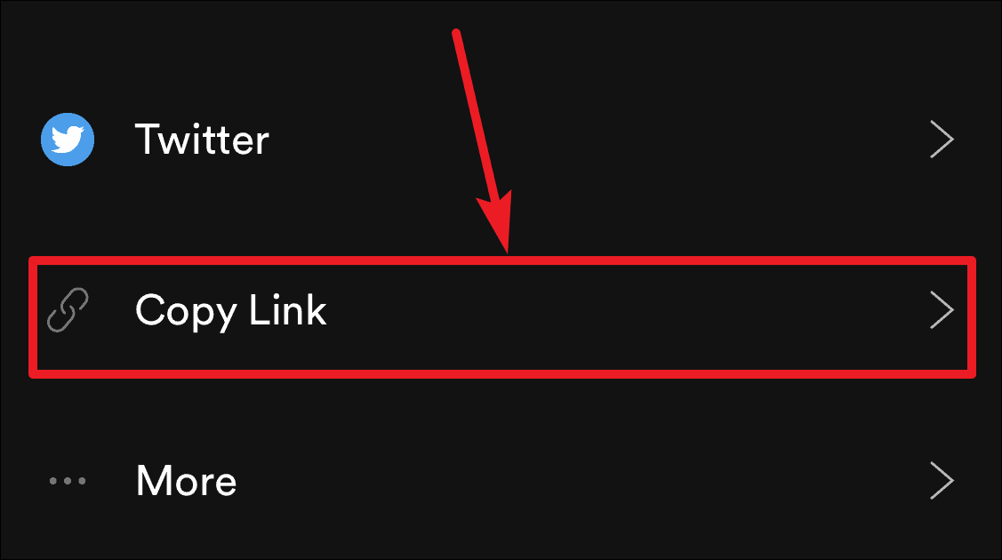 Copy link of the Spotify playlist you wish to convert to an Apple Music playlist