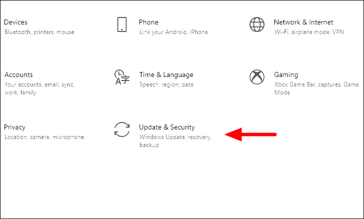 Windows Update & Security