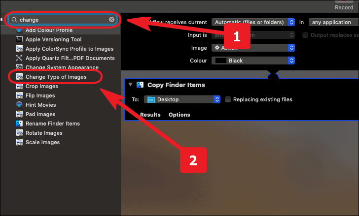 change type of image