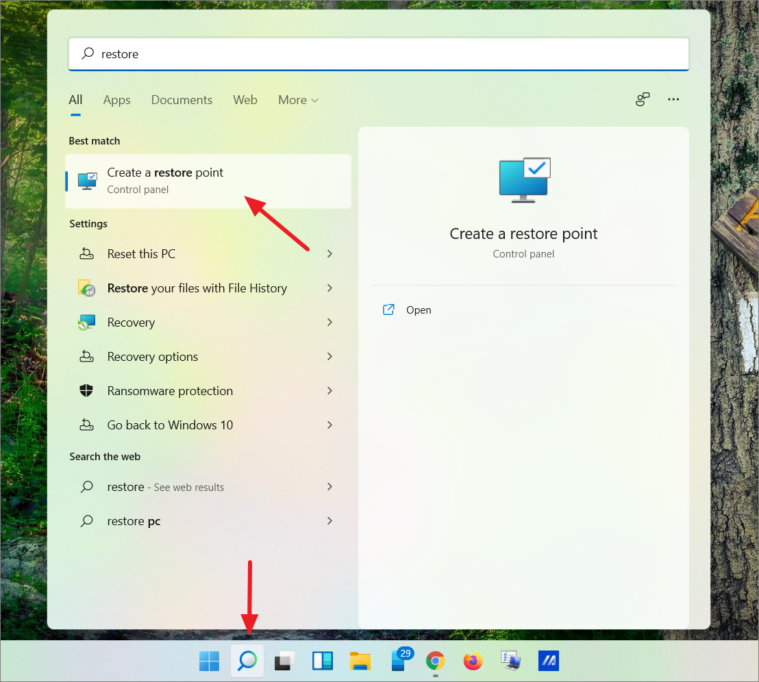 Open System Properties