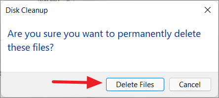 Confirm file deletion