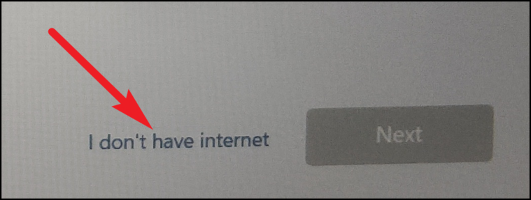 I don't have internet
