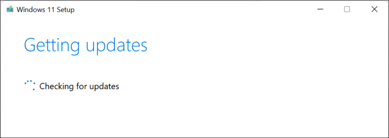 Checking for updates