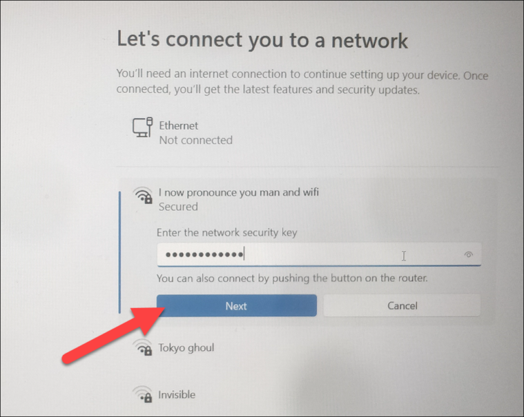 Connect to Wi-Fi