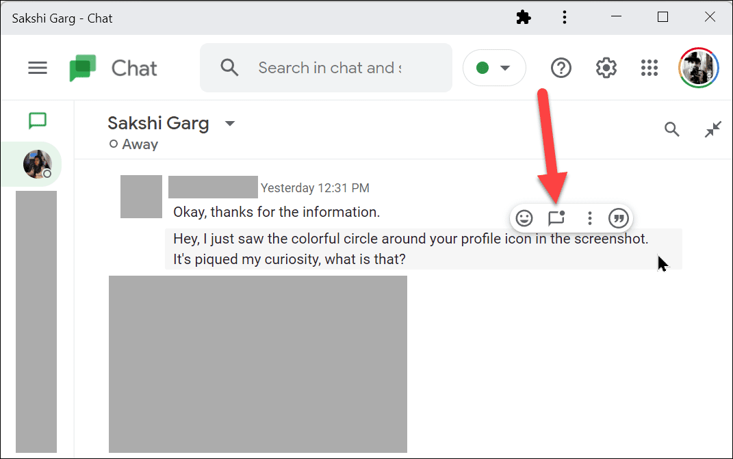 Marking a specific message as unread