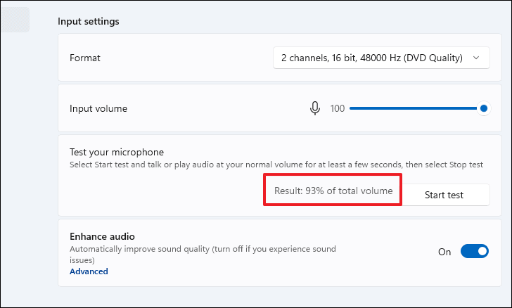 Reviewing test results