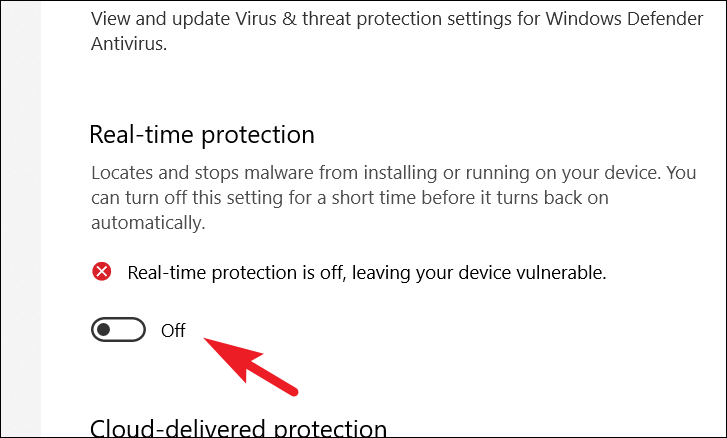 Windows Security Settings