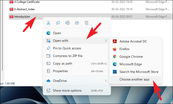 Accessing Open with options
