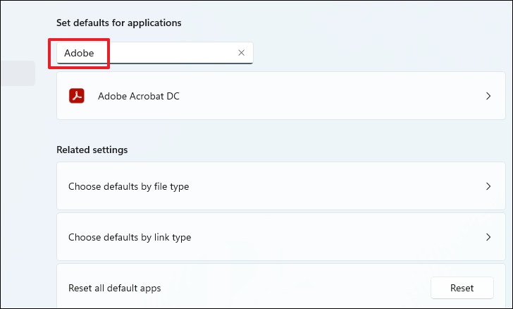 Locating the preferred application
