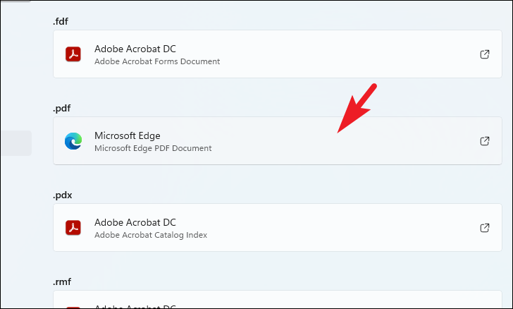 Selecting .pdf file type