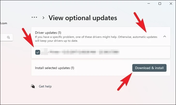 Optional Updates in Windows Update