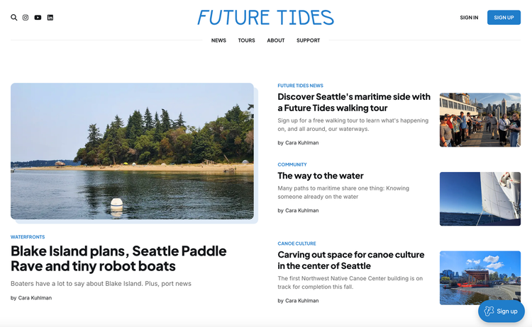 Here’s an option for starting a news service: Tiny News Collective