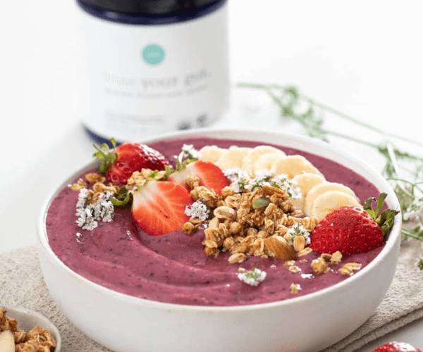 Trust Your Gut Powder in Breakfast Bowl