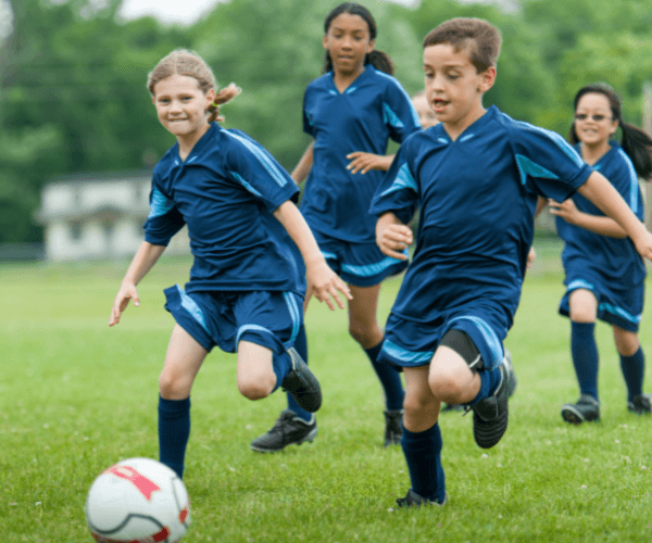 Kids soccer game