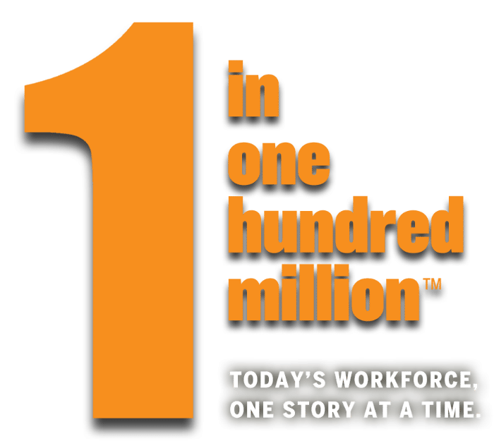 1 in one hundred million