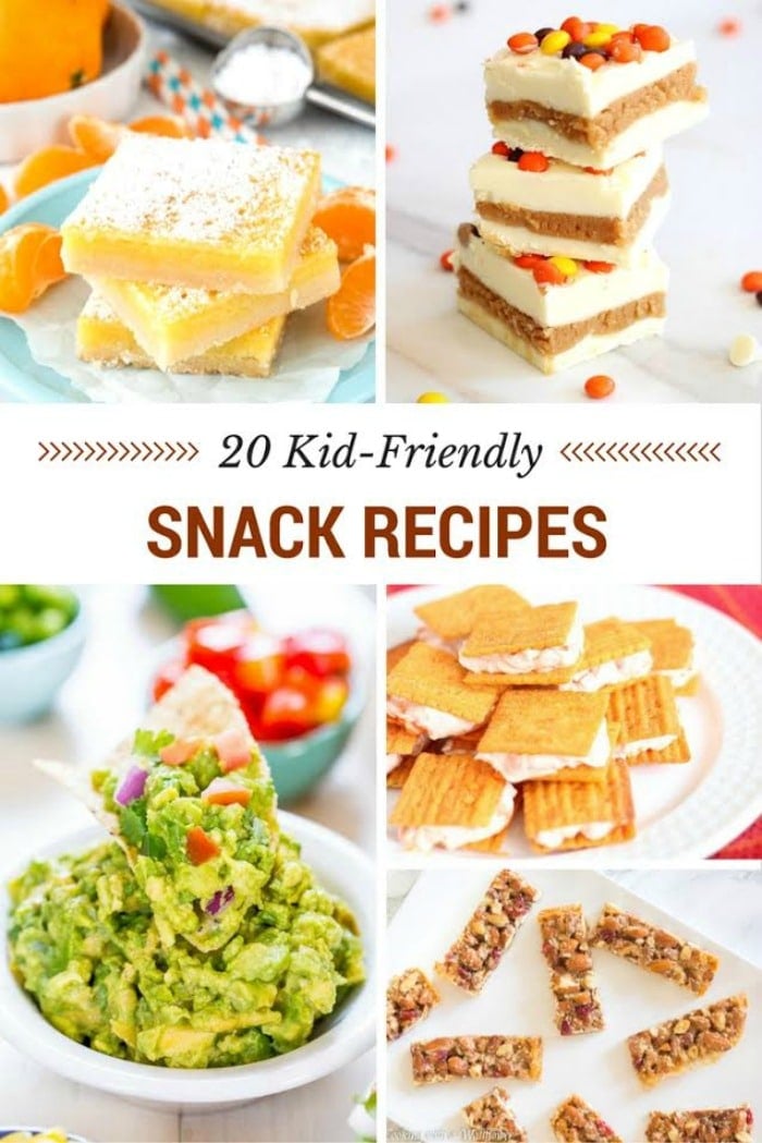 20 Kid Friendly snacks