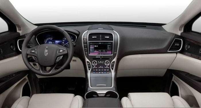 2016 Lincoln MKX interior
