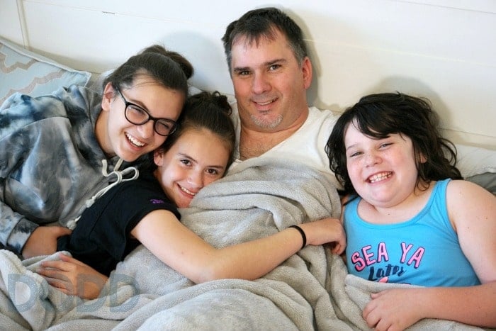 Breakfast in Bed with my daughters