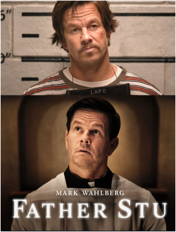 Cast of Father Stu Movie with Mark Wahlberg