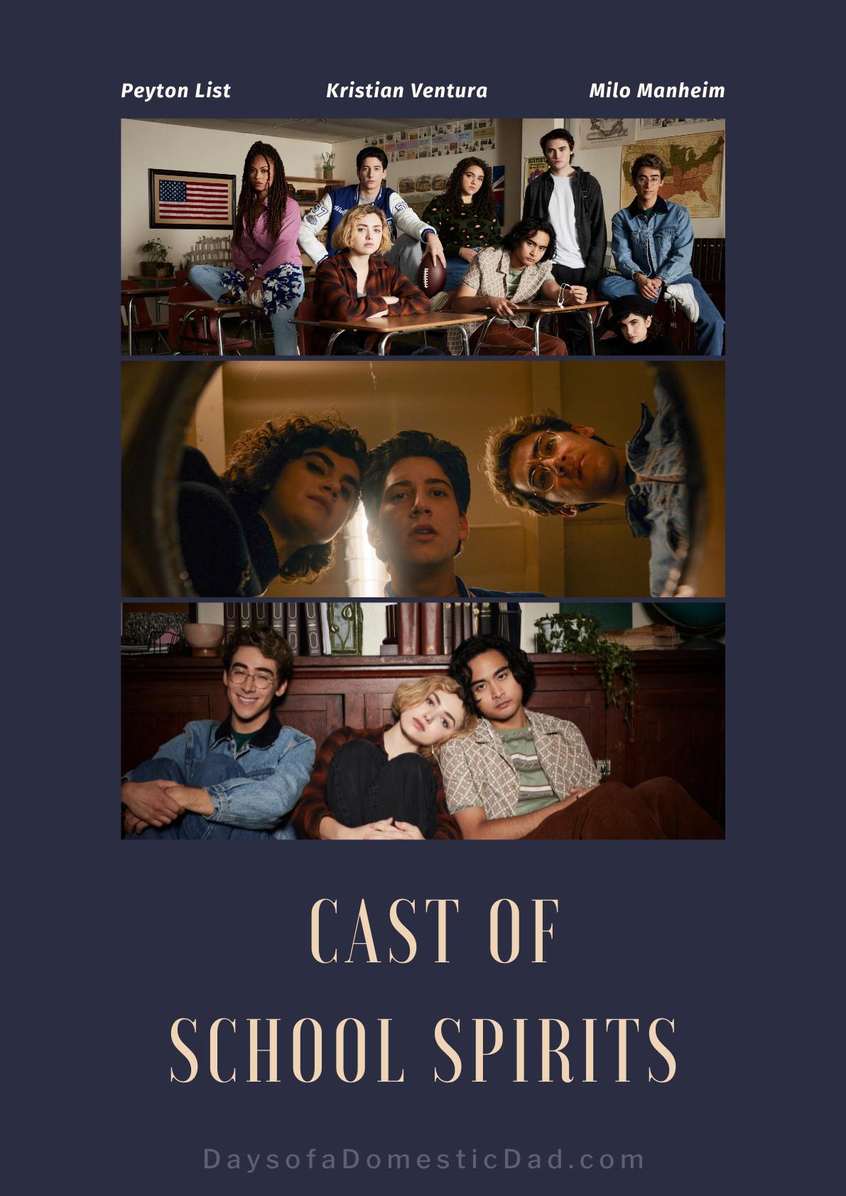 Movie poster of Cast of "School Spirits" on Paramount+