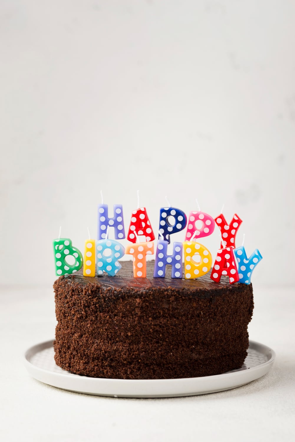 Chocolate Happy Birthday Cake