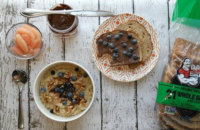 Dave's Killer Bread with Oat Meal and Toast