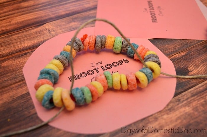 Froot Loops Over You Craft #cerealandmilk