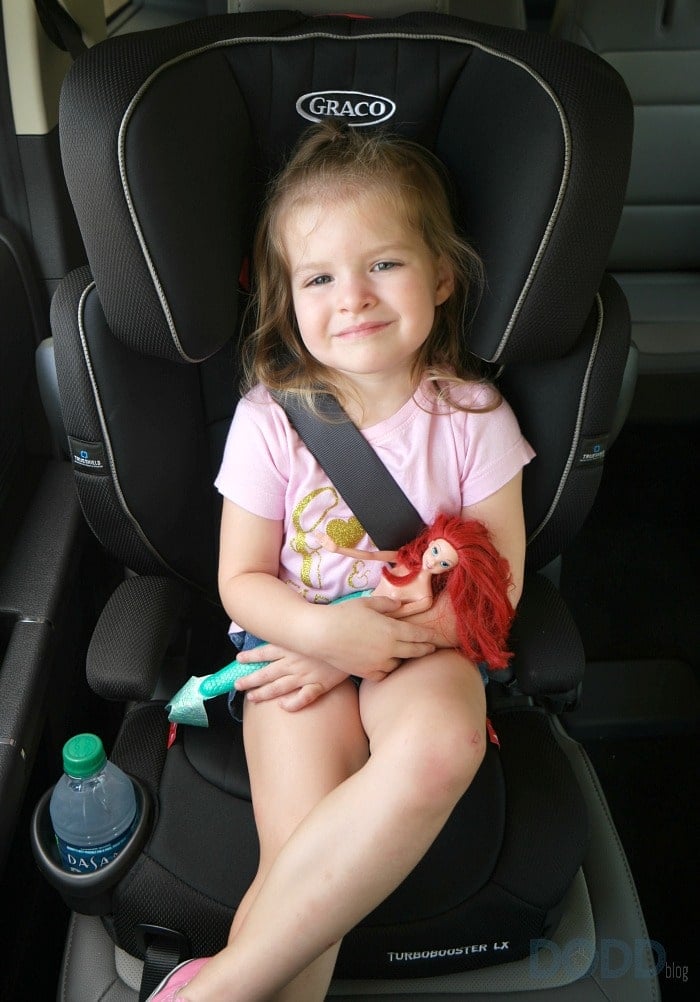 Graco TurboBooster LX Car Seat with Graco Trueshield.