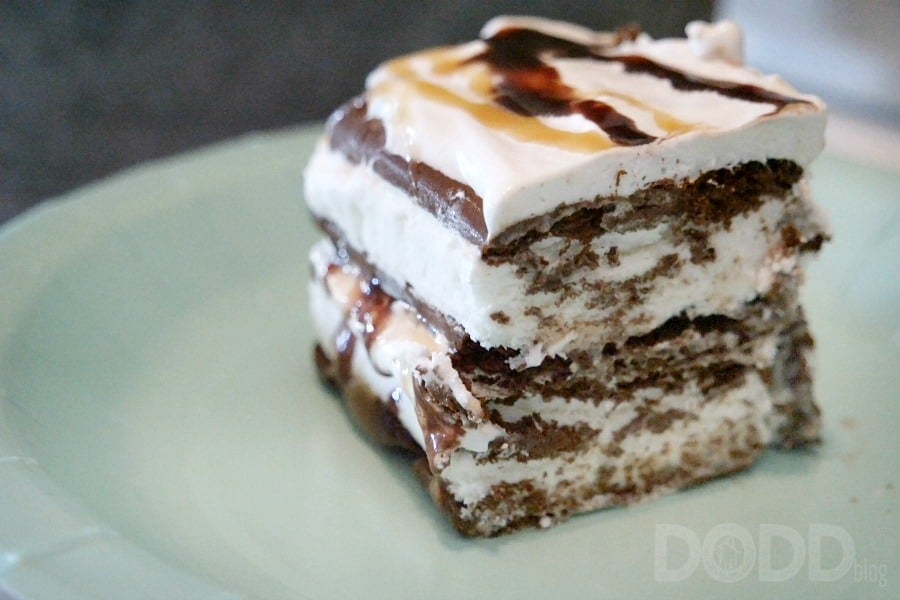 Ice Cream Sandwich Cake slice