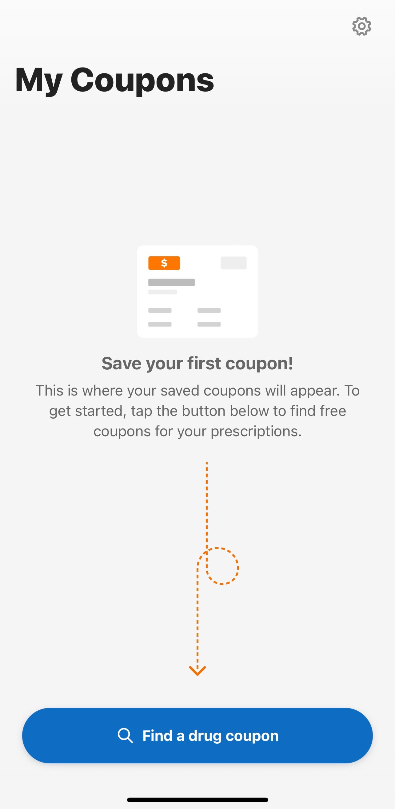 Screenshot of the Optum Perks app