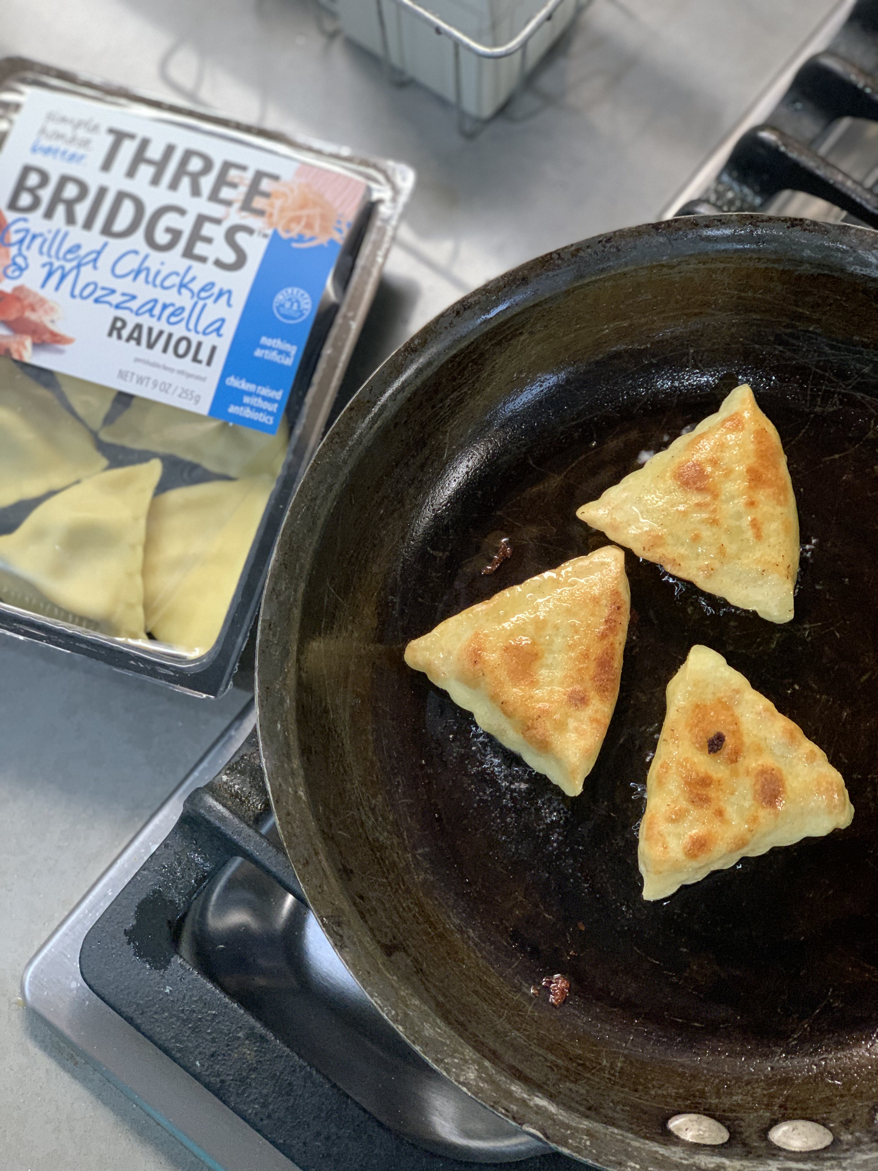 Grilled Chicken & Mozzarella Ravioli