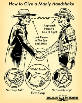 Manly Handshake