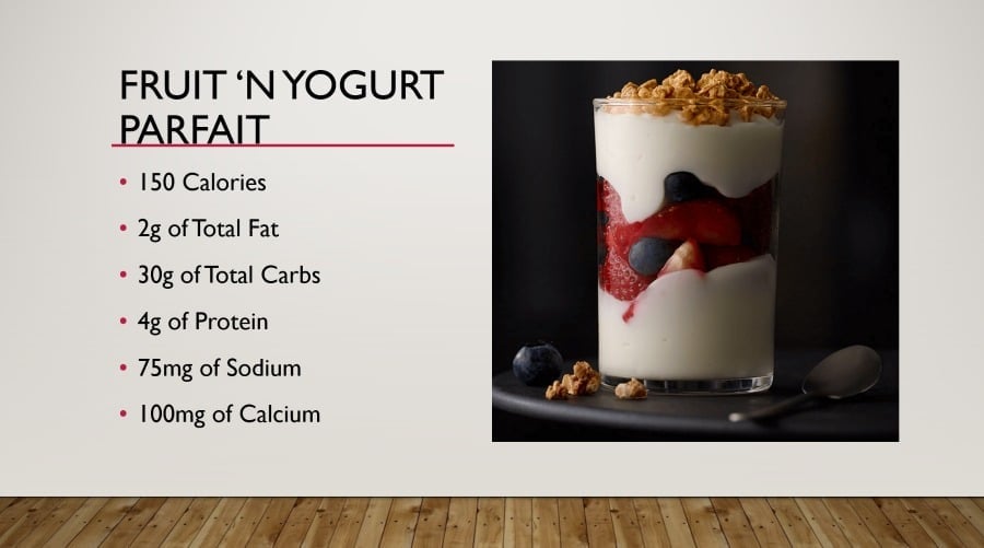 McDonald's Lunch Bunch Yogurt Parfait
