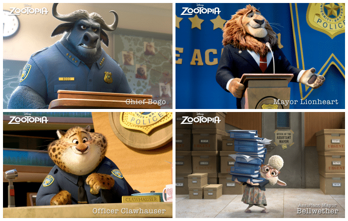 Meet the cast of Zootopia