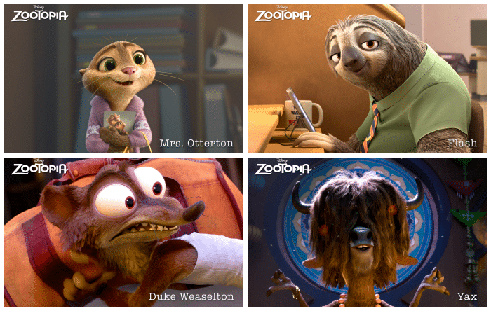 Meet the cast of Zootopia