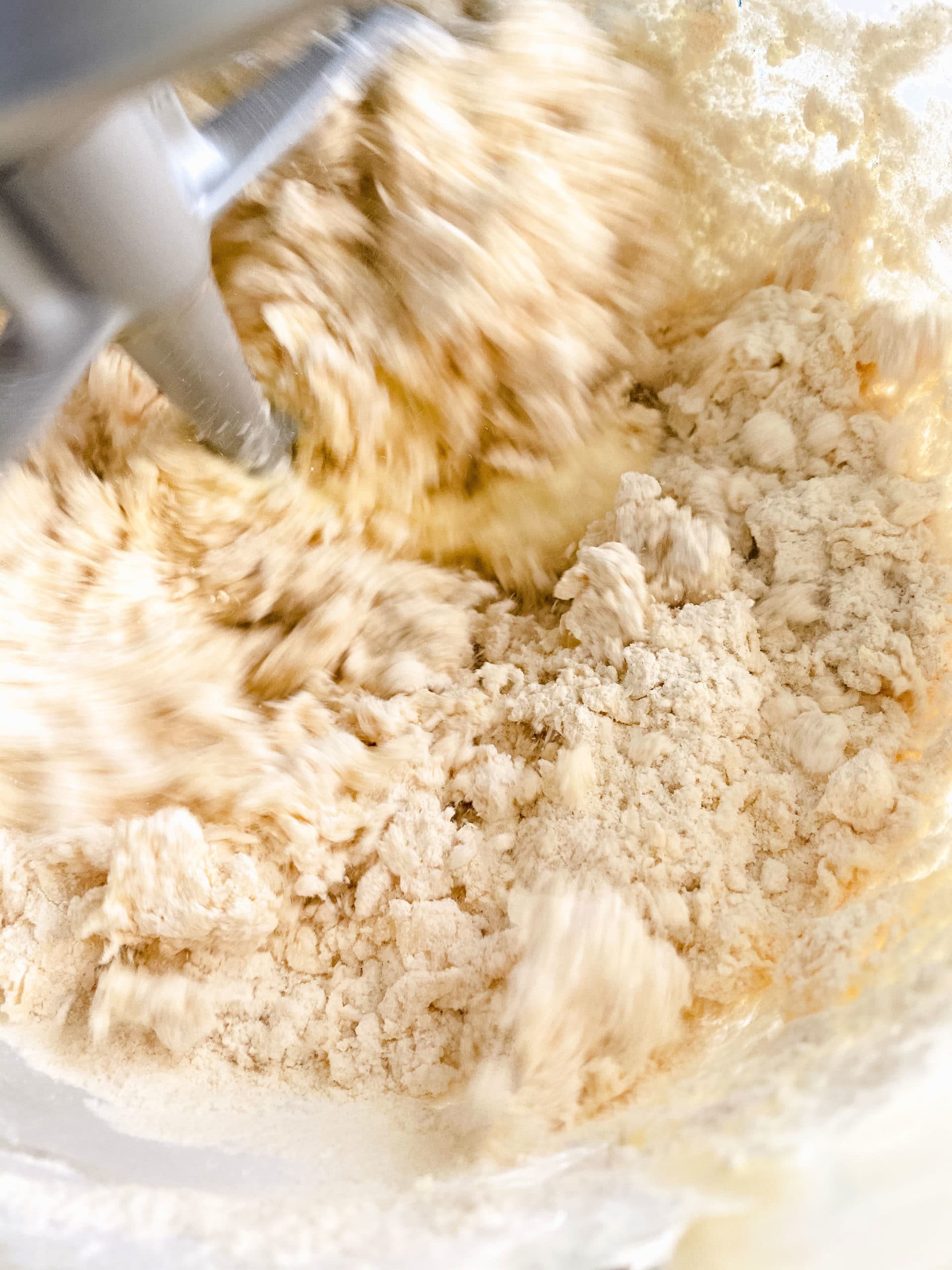 Lemon Sour Cream Cookies , add flour to the mix