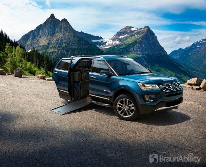 BraunAbility Creates The First Wheelchair Accessible SUV Ford Explorer