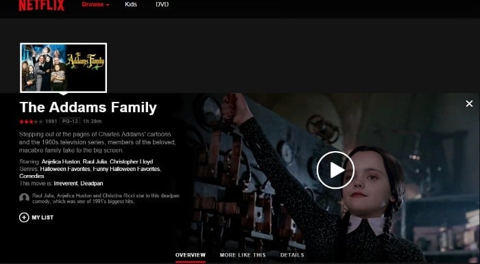 Netflix Halloween Recommendations