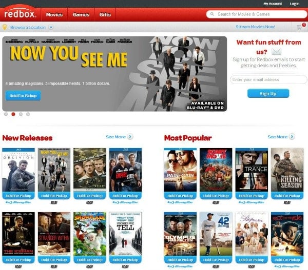 redbox new releases