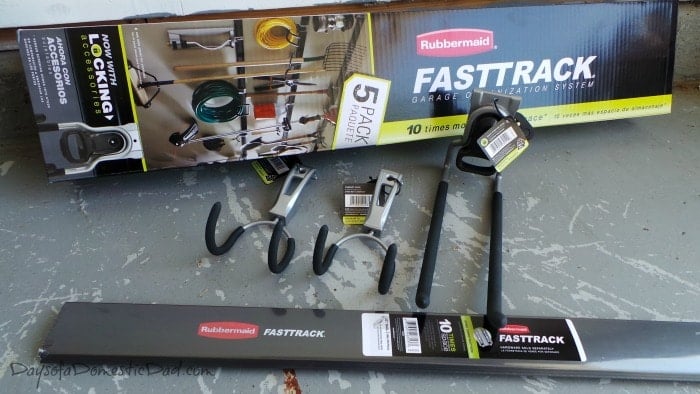 rubbermaid fasttrack rail system
fast track garage storage

