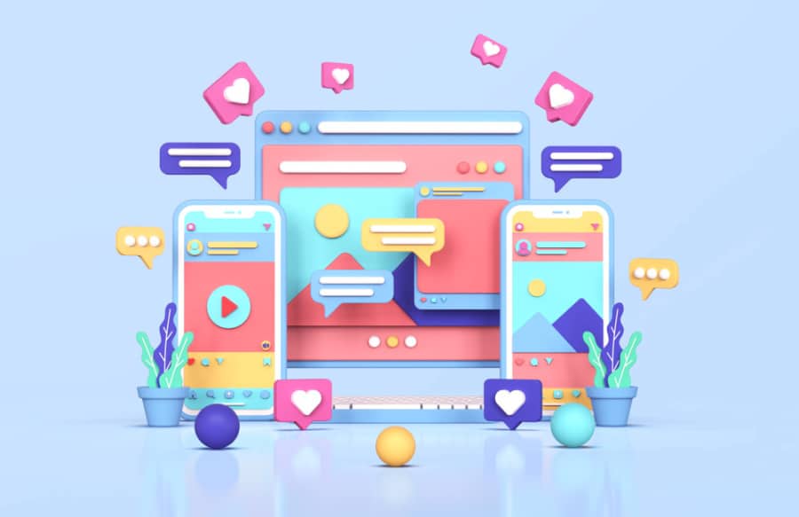 Social media instagram digital marketing